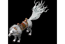 灰色九尾狐复古传奇坐骑素材