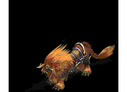 棕色独角狮坐骑复古传奇素材